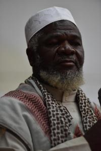 Shaykh Abdallah from Guinea-Bissau delivering his speech at the conference